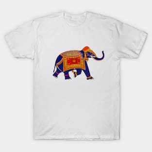 Indian Elephant Illustration T-Shirt